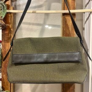 Olive and Black Shoulder Bag
